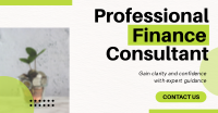 Modern Professional Finance Consultant Agency Facebook ad Image Preview