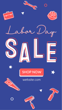 It's Sale This Labor Day Instagram Story Design