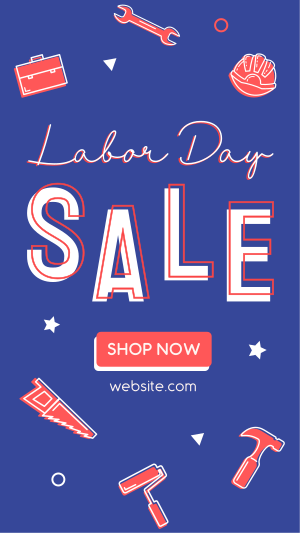 It's Sale This Labor Day Instagram story Image Preview