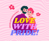 Love with Pride Facebook Post Design