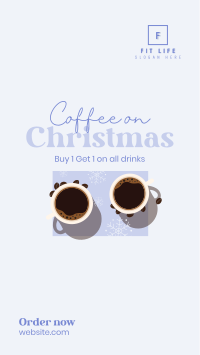 Christmas Coffee Sale Facebook story Image Preview