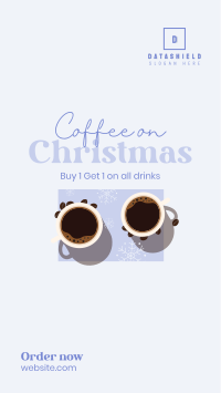 Christmas Coffee Sale Facebook story Image Preview