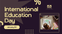 International Education Day Animation Image Preview