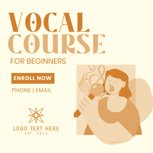 Vocal Course Instagram Post Image Preview