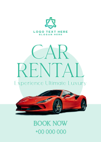 Lux Car Rental Poster Image Preview