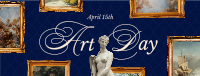 Fancy Art Museum Facebook cover Image Preview