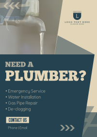 Simple Plumbing Services Poster Image Preview