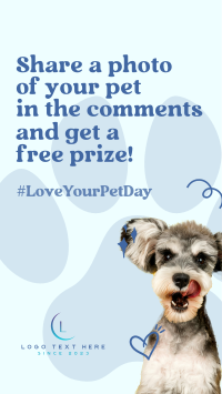 Cute Pet Lover Giveaway YouTube short Image Preview