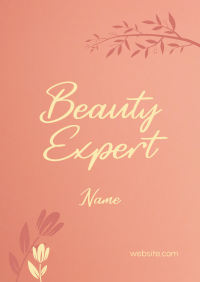 Beauty Experts Poster Design
