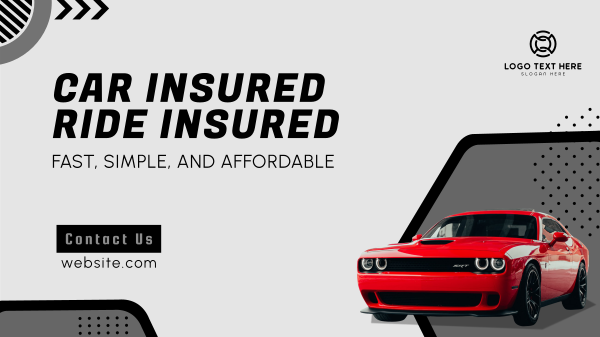 Insured Ride Facebook Event Cover Design Image Preview