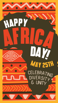 Africa Day Greeting Facebook story Image Preview