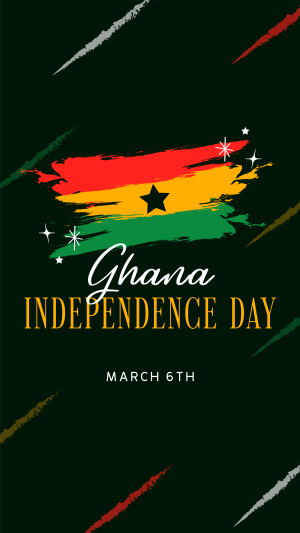 Happy Ghana Day Instagram story Image Preview