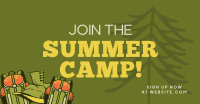 Summer Camp Facebook Ad Design