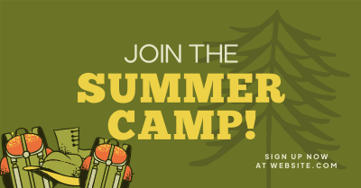 Summer Camp Facebook ad Image Preview
