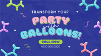 Quirky Party Balloons Animation Preview