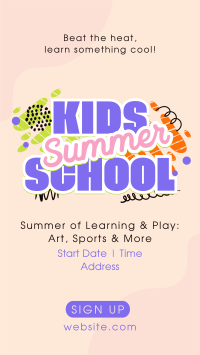 Playful Kids School TikTok Video Image Preview