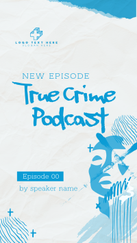 True Crime Podcast Facebook Story Design