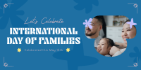Modern International Day of Families Twitter post Image Preview