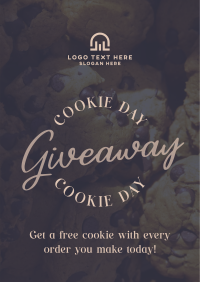 Cookie Giveaway Treats Flyer Image Preview