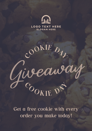 Cookie Giveaway Treats Flyer Image Preview