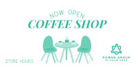 Coffee Shop is Open Facebook Ad Design