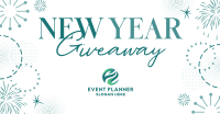Circle Swirl New Year Giveaway Facebook ad Image Preview
