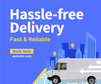 Reliable Delivery Service Facebook Post Design