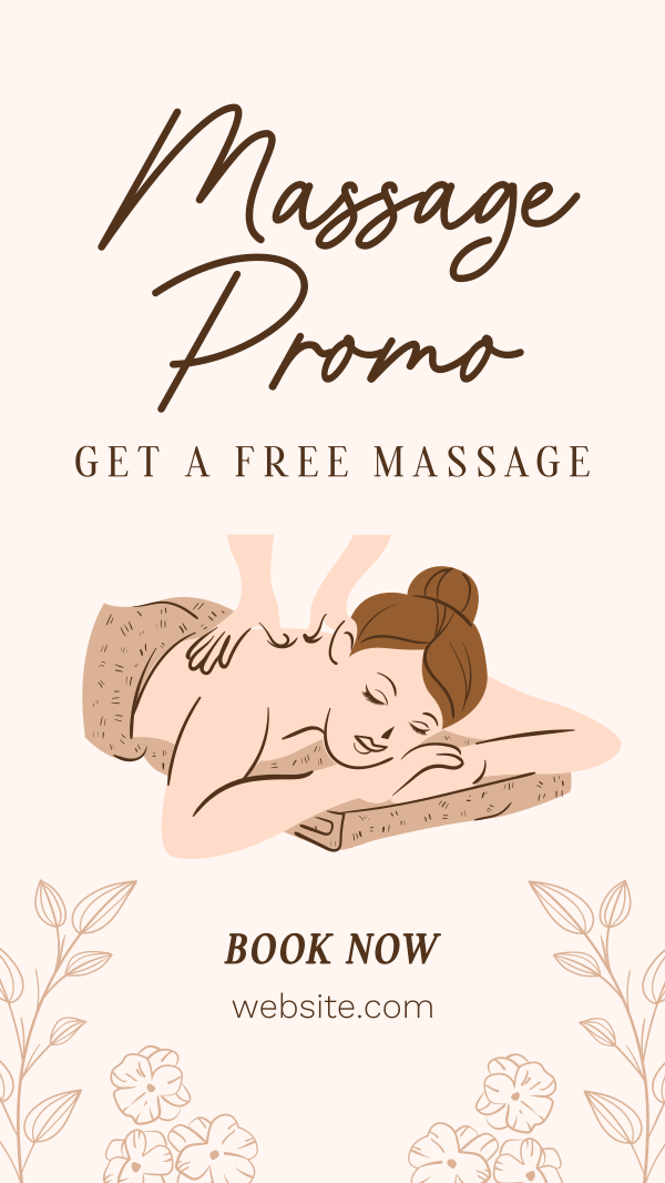 Relaxing Massage Instagram Story Design