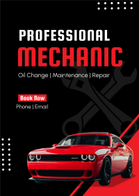 Professional Mechanic Poster Image Preview