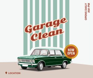 Garage Clean Facebook post