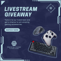 Livestream Giveaway Instagram post Image Preview