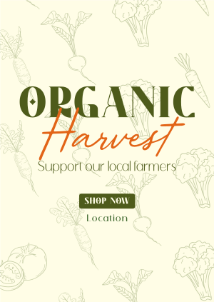 Organic Harvest Poster Image Preview