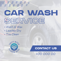 Professional Car Wash Service Instagram post Image Preview