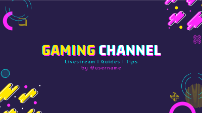 Colorful Gaming YouTube cover (channel art) Image Preview