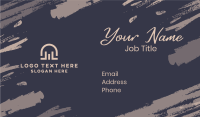 Flashy Brush Strokes Business Card Image Preview