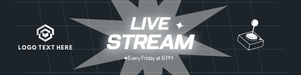 Live Stream Twitch Banner Design Image Preview