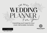 Your Wedding Planner Postcard Image Preview