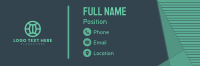 Abstract Corporate Email Signature Preview