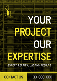 Modern Repair Experts Flyer Design