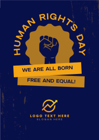Human Rights Protest Flyer Design