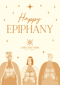 Happy Epiphany Day Poster Design