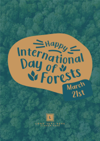 International Day of Forests  Poster Design
