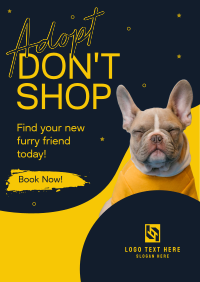 New Furry Friend Poster Design