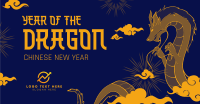 Chinese Dragon Zodiac Facebook Ad Design