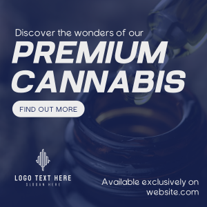 Premium Cannabis Instagram post Image Preview