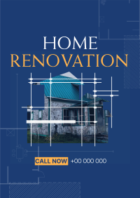 Home Renovation Poster Design