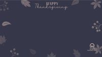 Thanksgiving Autumn Leaves Zoom Background Image Preview