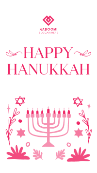 Peaceful Hanukkah Instagram story Image Preview