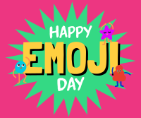 Happy Emoji Day Facebook post Image Preview