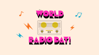 Radio Day Celebration Facebook Event Cover Design